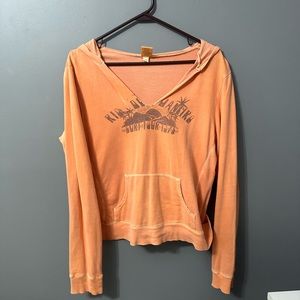 y2k beachy v neck jumper